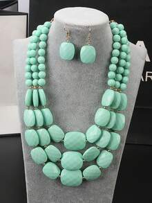 1 Set Bohemian Handmade Jewelry Set - Available In Multiple Colors, Multi-Functional Multi-Layer Design, Suitable For All Seasons, Great For Gifts And Daily Wear - Jewelry Set - View 24