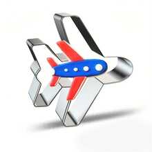 1pc Stainless Steel Train, Tractor, Bus, Airplane, Excavator Shaped Cookie/Cake Mold DIY - View 12