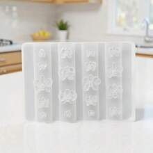 3D Silicone Nail Mold Phalaenopsis Flower Design Sweet Butterfly Orchid DIY Manicure Template Carving Nail Art Tools - Multicolor - View 2