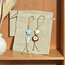 Móc khóa hình cá và sao dễ thương, móc khóa hình quả táo giả, móc khóa hình cá, móc khóa hình sao biển, móc khóa hình sao biển giả, móc khóa chủ đề đại dương, móc khóa hình trái cây giả, móc khóa dành cho nữ, móc khóa dệt, móc khóa dây thừng, móc khóa gắn ốp điện thoại, móc khóa đôi, món quà tuyệt vời nhất dành cho bạn bè. - Nhiều màu - Xem 4