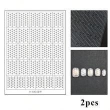 6 món dụng cụ vẽ móng nghệ thuật dạng rỗng, khuôn mẫu phun mực, dụng cụ hỗ trợ vẽ airbrush, hình bướm thông minh, ánh sao, ngôi sao, hình trái tim, phụ kiện làm móng. - Trong sáng - Xem 15