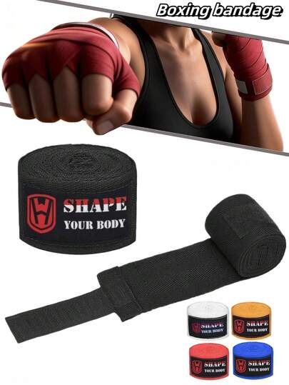 1 par de vendas para boxeo de 2.5m para adultos, vendas elásticas para boxeo, Muay Thai, entrenamiento de Taekwondo