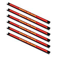 Heavy-Duty 18 Inch Magnetic Tool Holder – 6 Pack Wall Mount Storage For Garage & Workshop - Red - View 5