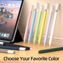 Funda protectora de silicona antideslizante para el modelo de Apple Pencil con USB-C, compatible con acoplamiento magnético - Multicolor - Ver 2