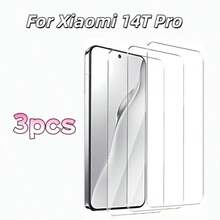3pcs/Pack, Screen Protector, Compatible With Xiaomi 13/13T/13T Pro/14/14T/14T Pro/15/15T/15T Pro/17/17 Pro/17 Promax/17 Ultra, High Definition Transparent Screen Protector, Anti-Scratch Anti-Drop Fashionable Tempered Glass Screen Protector, Tempered Glass Screen Protector, Tough 9H+, Compatible Screen Protector, Anti-Shatter Durable, Easy To Install, Bubble-Free, Essential For Screen Protection, Suitable For Daily, Office, Home And Other Occasions, Waterproof, Shockproof, Anti-Drop, Anti-Scratch, Full Coverage - Clear - View 6