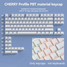 磨砂透明水晶PC键帽，Cherry原厂高度，侧刻字符，6.25U空格键，兼容MX轴机械键盘，仅含键帽，不含键盘 - 查看 15