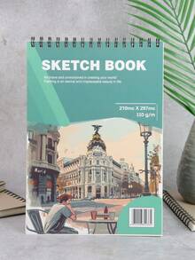 Bộ bảng vẽ và sổ phác thảo khổ A4, thích hợp cho họa sĩ và người mới bắt đầu, quà tặng ngày lễ và sinh nhật. - A - Xem 12