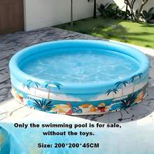 Foldable Non-Inflatable Outdoor Swimming Pool, Convenient For Storage, Easy To Set Up Outdoor Pool For Summer, Suitable For Water Parties, Backyard/Garden/Lawn Summer Leisure Activities - A - View 13