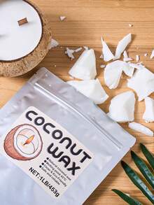 1lb Premium Coconut Wax, DIY Handmade Scented Candle Making Supplies Pure White Coconut Wax - Wax - View 3