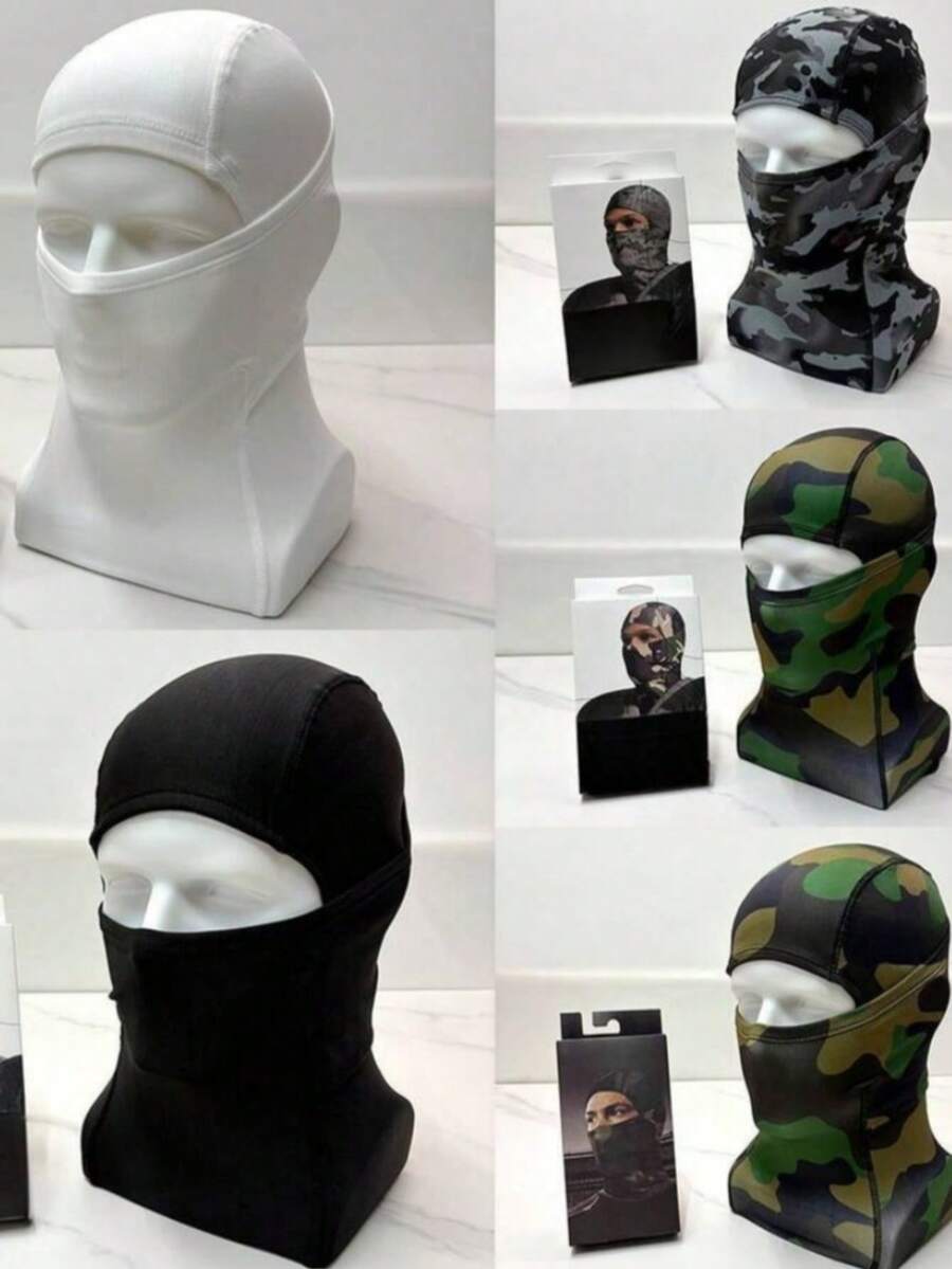 Outdoor Cycling Skiing Cold And Warm Insulation Dust Mask Head Cover Scarf Sand Proof Neck Protection Head Cover - A - View 1