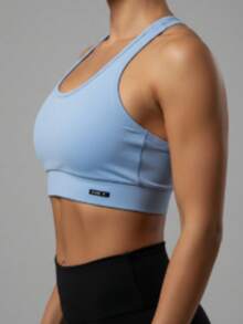 Top Fitness K2b Original Cropped Racerback Sport Fitness - Baby Blue - View 3