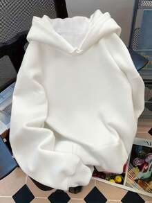 女士黑色水钻翅膀亮片卫衣，可爱女士秋季卫衣，返校休闲白色 - 白色 - 查看 2