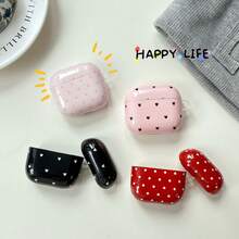 Minimalist Heart-Shaped Polka Dot + Pendant 4 Case/ Pro 3 Case/ Pro 2 Case/ 2 Case, Minimalist Women's Earphone Case, Fashion Women's Earphone Case, Apple Earphone Case, Apple Earphone Cover - Multicolor - View 5