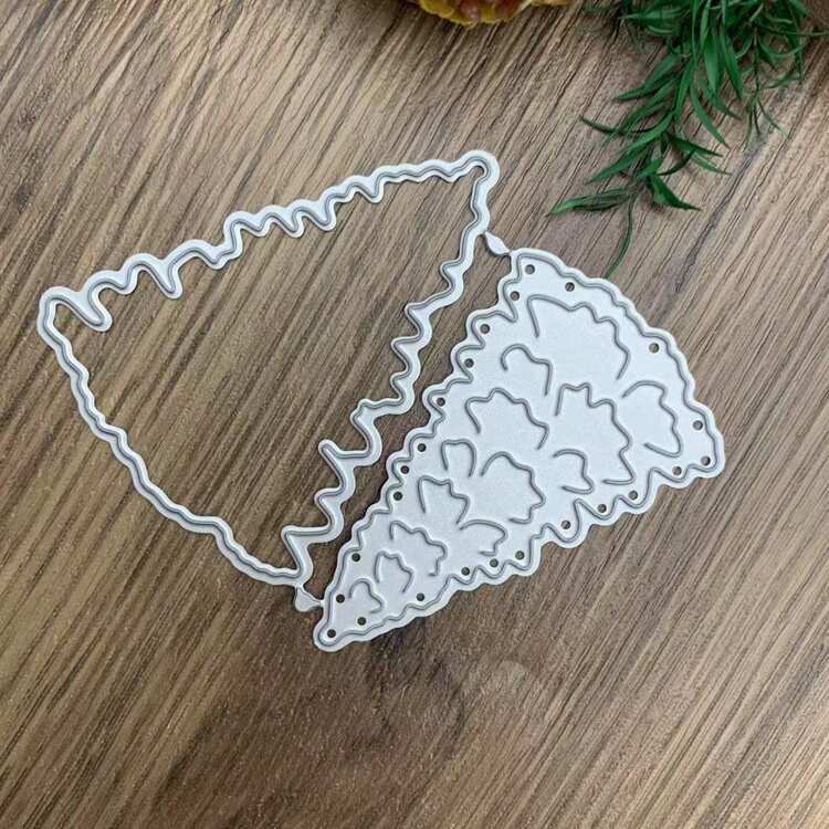 Christmas Tree Metal Die Cut Pieces, Christmas Card Metal Tree Shape Die Cut Pieces, Pine Tree Die Cut Pieces, Merry Christmas Tree Shape Die Cut Pieces, Suitable For Scrapbooking, Embossed Albums, Paper Cards, Handmade Crafts, Holiday Decorations And More - LX153 - View 5