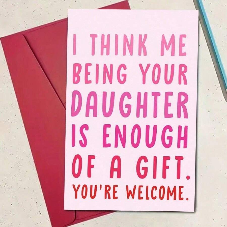 1pc 5-Star Auntie Mother's Day Card - Funny Birthday Invitation & Gift, Best Auntie Card For Spring Celebration, Happy Auntie Mother's Day Card - A - View 1