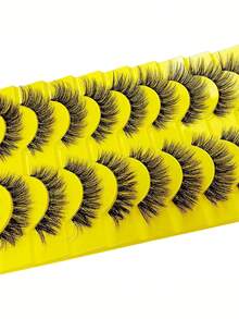 10 Pairs Of Natural, Fluffy, And Transparent False Lashes To Instantly Enlarge Your Eyes With A Glance - View 6