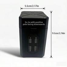4槽充电器，兼容21700电池（不含电池），智能快速充电，不损坏电池，即插即用。 - 充電盒(不含電池) - 查看 7