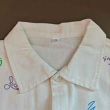 Chaqueta vaquera de corte holgado 2026, estilo callejero - Blanco - Ver 9