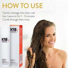 K 18 Triple Revitalizing Set: Conditioner + Hair Mask & Leave-In Shampoo. Repairs Dry Or Damaged Hair With A Lightweight Formula. The Conditioner Reverses Damage Caused By Bleaching And Coloring. - 滋養 - 查看 5