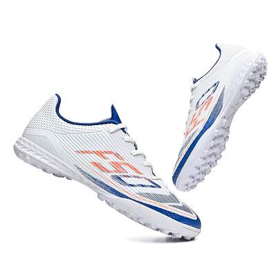 男士 TF 人造草足球鞋 男女通用舒适足球训练鞋 防滑成人足球鞋