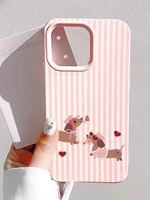 1 chiếc ốp lưng điện thoại mềm mại, họa tiết chó Dachshund dễ thương, tương thích với iPhone 16/16Pro/16Plus/15/15ProMax/15Pro/11/12/13/14ProMax/11Pro/11ProMax/12Pro/12ProMax/13Pro/13ProMax/14Pro/14ProMax, thiết kế cao cấp sáng tạo. - Nhiều màu - Xem 4