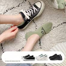 5 Pairs Of Socks Cartoon Funny Expressions Boat Socks Women's Spring And Summer Thin Invisible Cute Socks - Multicolor - View 3