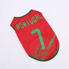 Pet Football Team Dog Vest, Summer Thin Clothes For Teddy Pomeranian Bichon Puppy Cats, Breathable Pet Apparel - 美國 - 查看 10