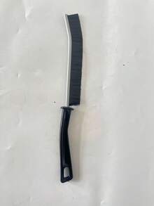 1支缝隙清洁刷，浴室瓷砖缝隙清洁刷，手持长柄清洁工具，家用厨房缝隙、窗户、门轨、瓷砖缝隙清洁刷 - 黑色 - 查看 13