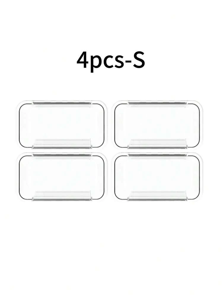 8/4/1個 引き出し式 収納ボックス、DIYデスクトップ ディスプレイボックス、コスメ収納、引き出し調整可能なスペース仕切りツール、ファンデーション、香水、メイクスポンジ、ブラシ、アイシャドウパレット、オフィス用品、食器などの収納に適しています。バスルーム、寝室、キッチン、クローゼットなどに使えます。 - クリア - 見る 12