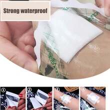 50/100Sheets Waterproof Transparent Adhesive, Wound Dressing Tape Fixer Plaster Stretch Fixation Tape Tattoo Aftercare Bandage - Multicolor - View 5
