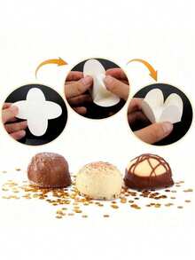 50个情人节巧克力盒包装，巧克力杯垫，巧克力包装托盘，可折叠花形糖果甜点架，新年糖果，适用于婚礼、生日、派对用品、下午茶礼品、情人节/新年/圣诞节糖果盒，彩色邮箱糖果盒，邮箱包装，糖果盒，创意邮箱收纳盒，卡通糖果盒，礼品包装盒 - 查看 8