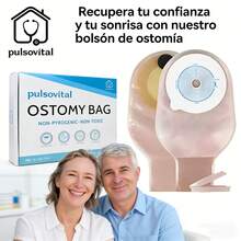 Bolsas de Ostomía Desechables Pulsovital | 20 Piezas, 15-76mm | Anillo Hidrocoloide para Máxima Protección | Ideales para Cuidado Diario e Impermeable | Hidrocoloide Grueso para Protección de la Piel | Drenaje Fácil con Válvula - 20 piezas - Ver 9
