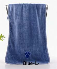 PETSIN 宠物超强吸水速干毛巾，超细纤维材质，宠物洗澡巾，狗狗擦洗巾，刺绣图案 - 彩色 - 查看 22