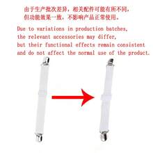 4pcs Adjustable Bed Sheet Suspenders, Bed Sheet Fasteners, Heavy Duty Bed Sheet Clips, Suitable For Mattress, Fitted Sheet, Flat Sheet, Black - Multicolor - View 5