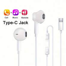 适用于 17、Air、16、15 Pro Max、Plus 和 Pro 的有线 USB Type-C 立体声耳机；适用于 15、16 Pro Max、Plus 和 Pro 的 USB-C 有线耳机；适用于安卓智能手机 Galaxy Note10/20、A53/A54 的 USB-C 有线耳机；适用于 Apple 15 的有线控制入耳式耳机；带麦克风的 USB-C Type-C 耳机，兼容 Galaxy S25/S21/S22/S23/S24/Ultra/Plus/Note 20/Z Flip/Z Fold/A15/A16。 - 查看 11