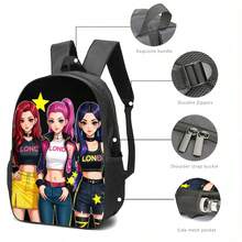 Bộ 2 món gồm ba lô và túi đeo chéo hình nhân vật nữ phong cách anime, cả hai đều được in 2D phẳng, mang chủ đề thời trang đô thị, phù hợp cho giới trẻ sử dụng hàng ngày khi đi làm, đi học hoặc đi du lịch. - Nhiều màu - Xem 7