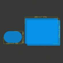 Car Rearview Mirror Protective Film, Side Window Sticker, Anti-Glare, Rainproof, Clear Coating, 4 Pcs. BXHO - A - View 3