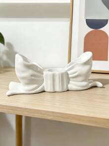 1 pièce Bougeoir en céramique asymétrique de style nordique fait main, décoration d'intérieur de haute qualité, convient pour les fêtes, les cadeaux et les bénédictions - multicolore - Voir 10