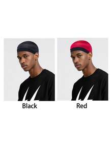 2pcs Moisture Wicking Headband, Quick Dry Sports Headband, Letter Print Hip Hop Style Headband, Unisex Skull Cap Pirate Headwear - A - View 12