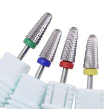 Easy Nail 1支双向钨钢指甲钻头 – 2.35mm柄径指甲锉，用于卸除凝胶指甲油和打磨指甲表面 - 彩色 - 查看 6