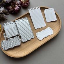 1pc Mini Loose-Leaf Cutting Die, Carbon Steel Template Suitable For DIY Handbook, Collage, Scrapbooking, Scrapbooking Supplies - E - View 17
