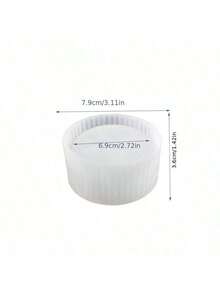 DIY Striped Candle Holder, Crystal Epoxy Resin Mold, Striped Storage Box, Gypsum Silicone Mold - Silicone Mold - View 3