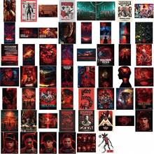 50pcs "Stranger Things" Season 5 Graffiti Stickers, Waterproof Durable Vinyl Stickers Suitable For Phone Cases And Scrapbooking - Multicolor - View 2