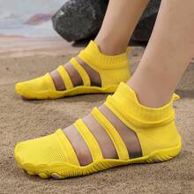 男女通用休闲鞋、健身鞋、泳鞋、沙滩鞋 - 黃色 - 查看 4