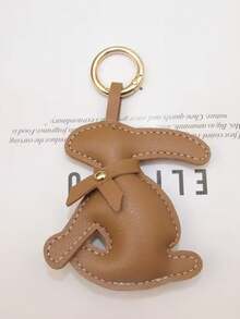 Creative Animal Bunny Bag Charm, Simple Car Key Pendant, Cute Rabbit Phone Case Accessory, Exquisite Small Gift, Birthday Present - Multicolor - View 13