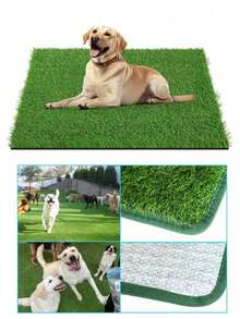 Pet Lawn Pee Pad Dog Toilet Artificial Lawn Large And Small Pee Pad Urine Basin Simulation Turf Pet Training Lawn Pad - Multicolor - View 4