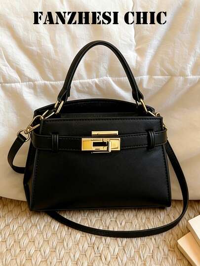 2025 Autumn/Winter New Women's Hairy Edge Design Handbag PU Waterproof Fabric Women's Small Handbag, Women's Wallet Twisted Lock Opening Design Can Be Crossed Long Shoulder Strap Retro Elegant Wallet Suitable For Travel, Shopping, Commuting To Work, Party And Party Use On Campus To Participate In Favorite Festivals.