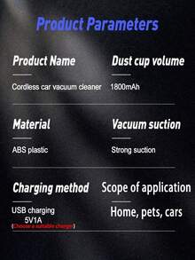 这款三合一无线手持吸尘器小巧便携，吸力强劲，内置1800mAh Type-C可充电电池，适用于汽车、家居、宠物清洁，配备低噪音空气净化器和多种吸嘴配件。这款迷你吸尘器是汽车清洁、键盘清洁、家居清洁的必备良品，也是新年和节假日的理想礼物。 - A - 查看 11