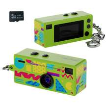 Máy quay phim mini móc khóa 1080P - Màn hình HD 0.96", thiết kế SLR cổ điển 8MP, góc rộng 160°, dây đeo chống thất lạc, máy quay DV cầm tay có thể sạc lại, phù hợp cho người lớn/thanh thiếu niên/du lịch ngoài trời - Xem 17