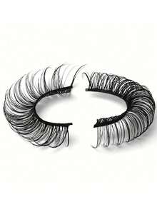 10对8D超蓬松假睫毛，打造浓密卷翘眼妆，可重复使用，芒果眼妆效果假睫毛 - 查看 5